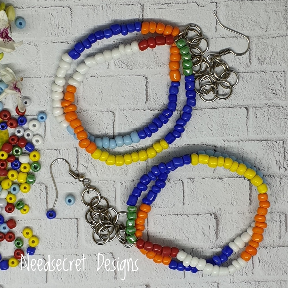 Dangle Ear Weight Fashion Beaded Earrings